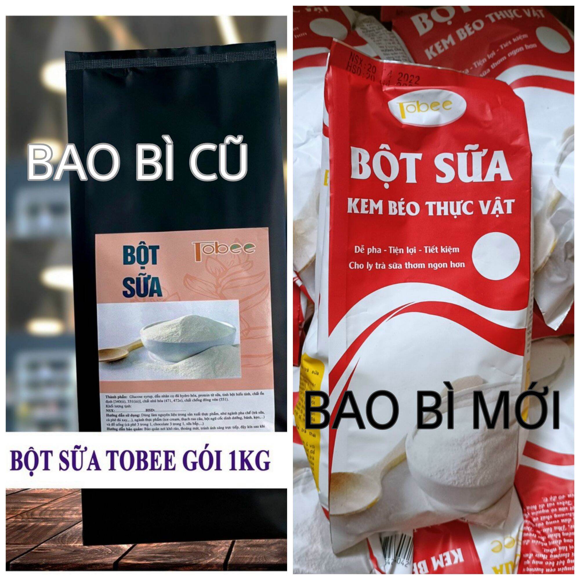 Bột kem béo bột sữa Tobee túi 1kg