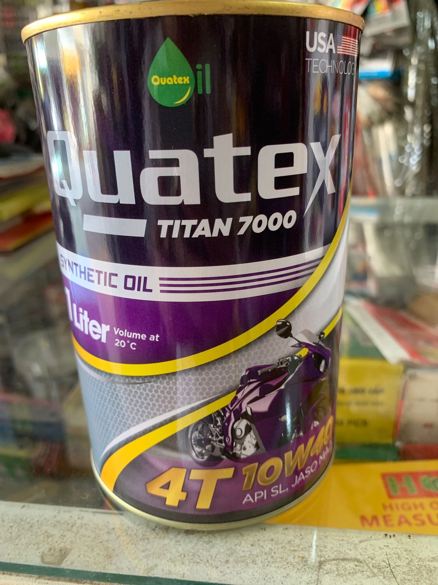 Nhớt quatex titan 7000 4t 10w40 dành cho xe số