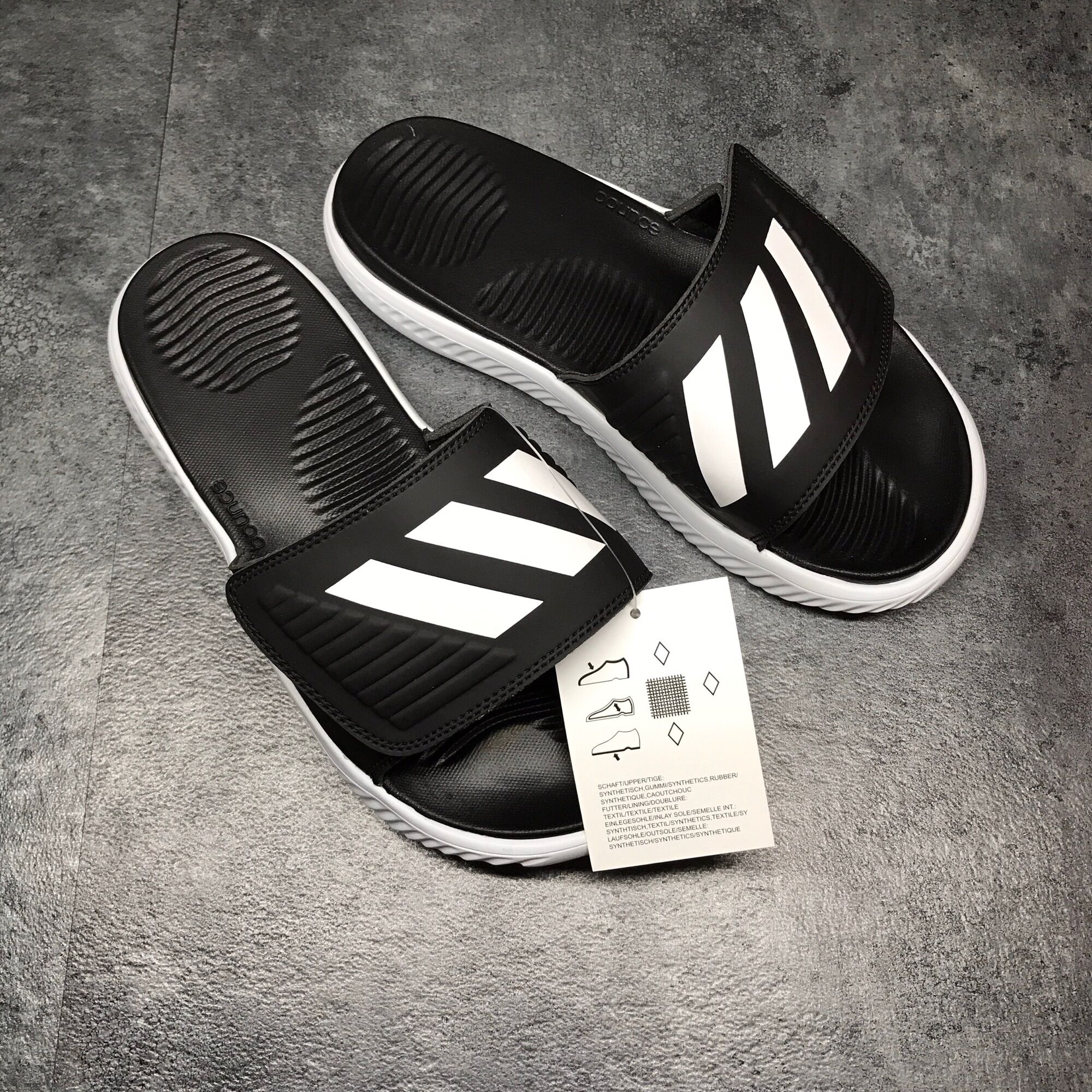 Dép adidas alphabounce cực êm - dép quai ngang - fullbox - bảo hành