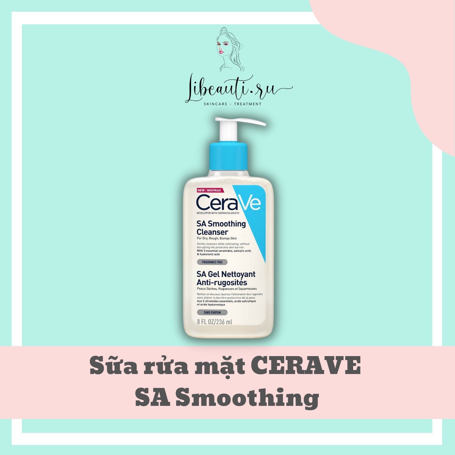 Sữa rửa mặt cerave sa pháp 236ml