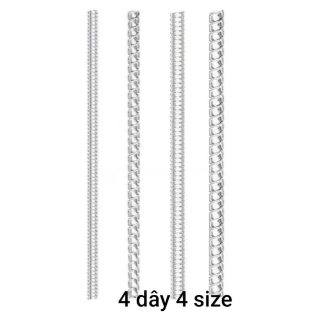 Set 4 dây silicone điều chỉnh kích thước nhẫn.