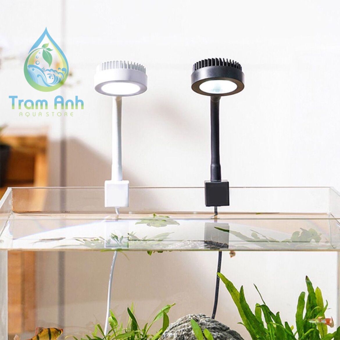 Đèn kẹp USB cho bể thuỷ sinh mini - để bàn làm việc - đèn dùng cổng usb