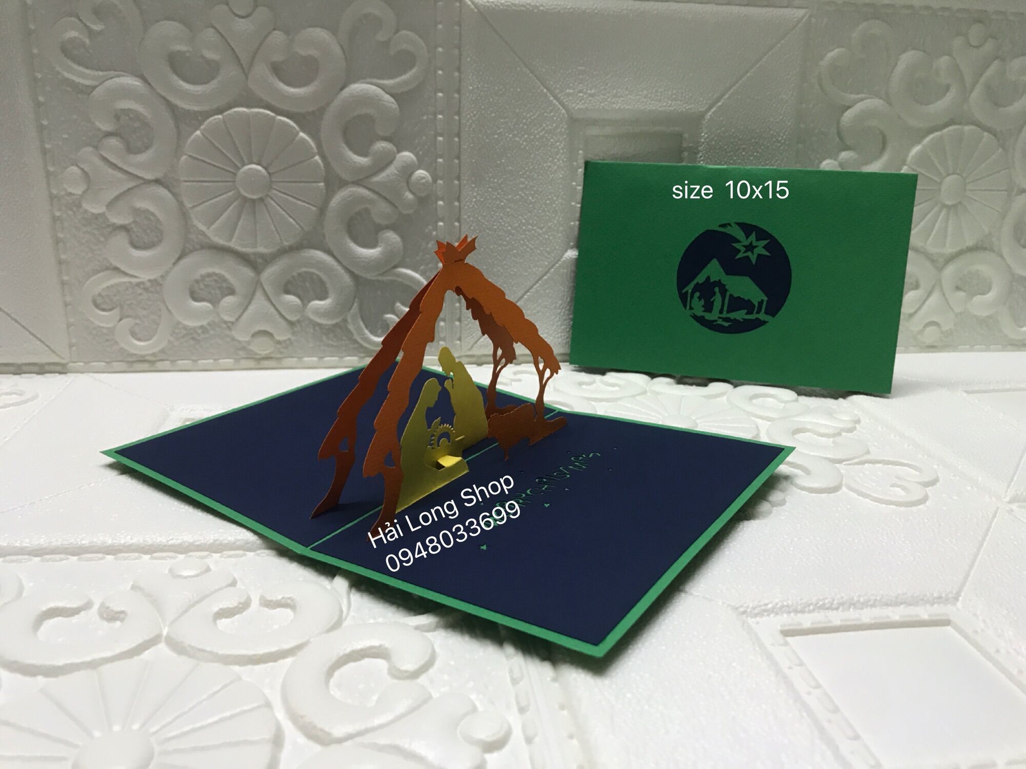 Cầu Nguyện 1 - Noel - Thiệp 3D