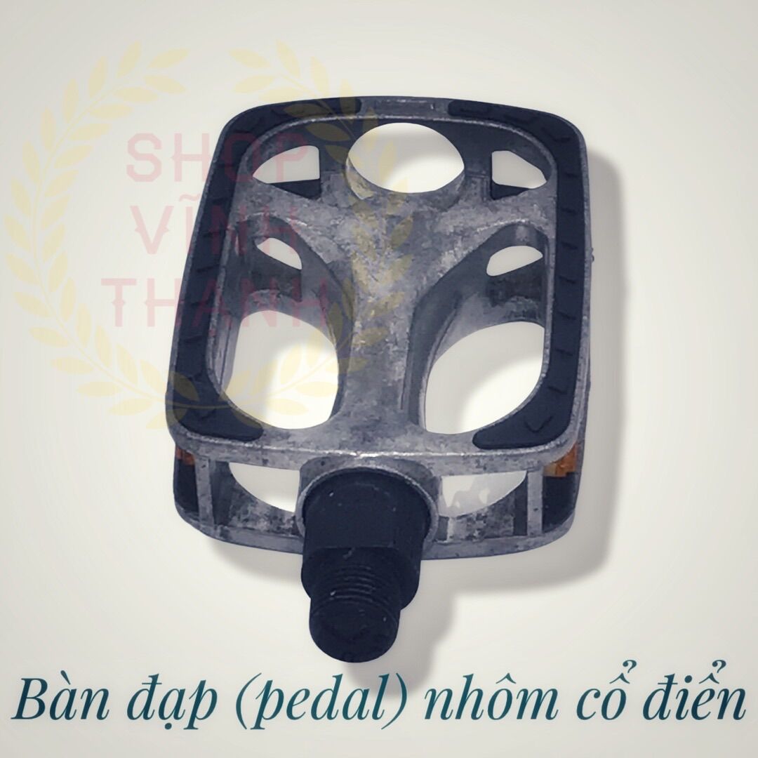 Cặp bàn đạp (pedal) xe đạp nhôm kiểu cổ điển