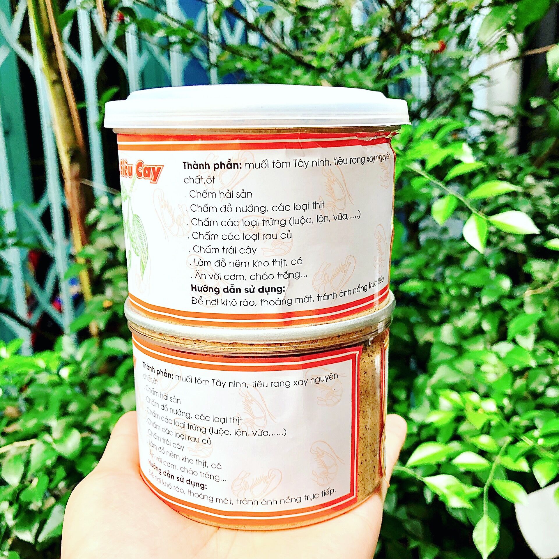 Muối Tôm rang Tiêu siêu cay chấm hải sản hũ 250g