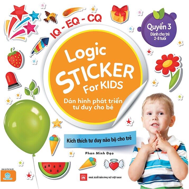 Sách ND - Logic Sticker For Kids dán hình phát triển tư duy cho bé quyển 3