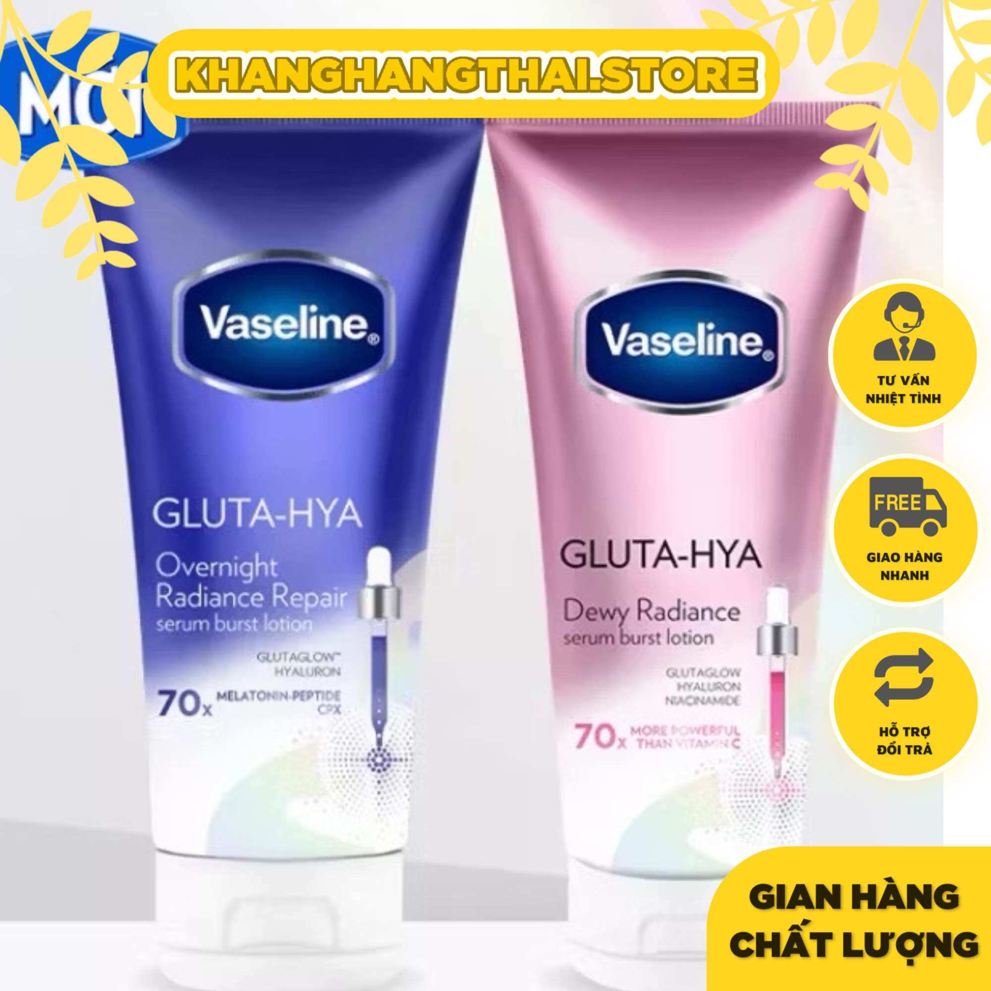 Kem dưỡng da vaseline hya 70x hàng thái lan