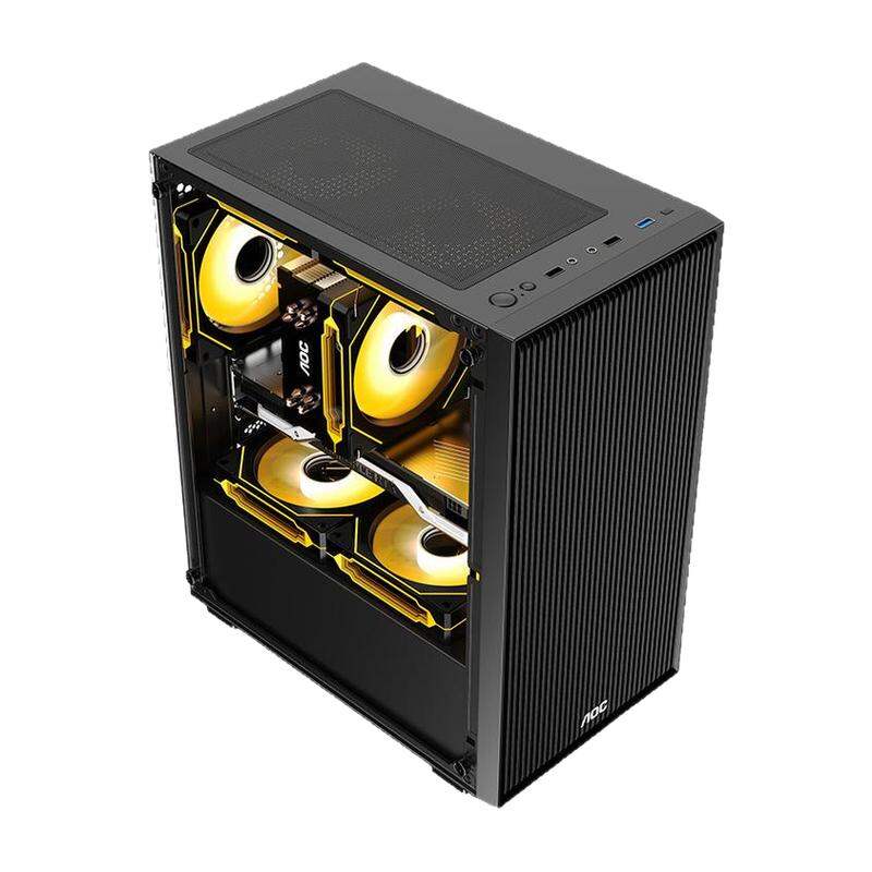 AOC | Silent Dustproof Gaming Office Computer Case MATX Giá 1,260,000 Đồng*Miễn phí vận chuyển