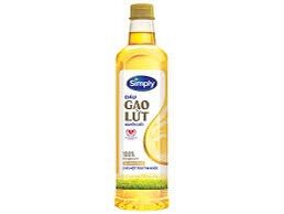 Dầu Simply gạo lứt chai 1 lít
