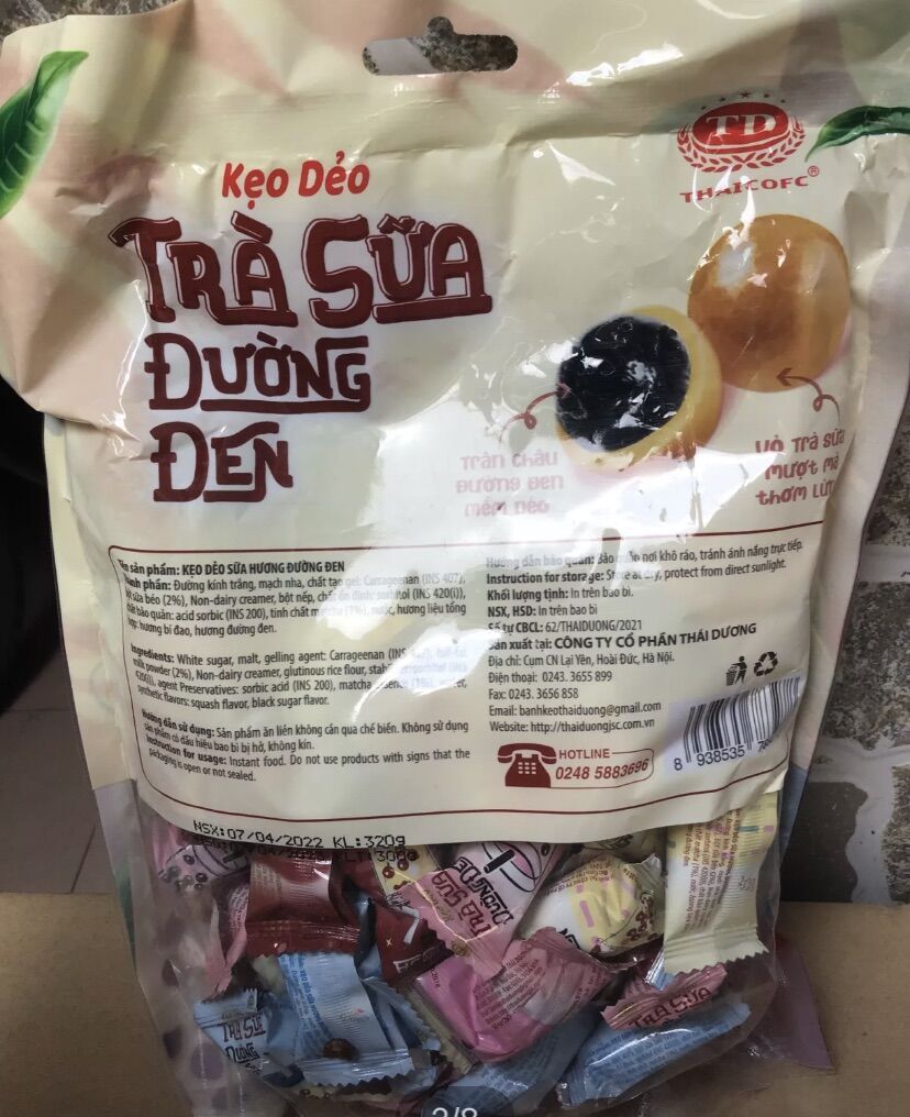 KẸO DẺO TRÀ SỮA TRÂN CHÂU(NGẪU NHIÊN)