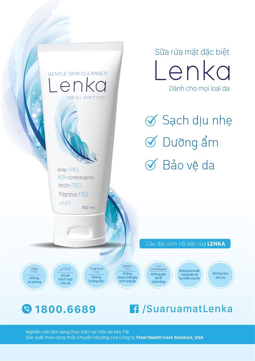 Sữa Rửa Mặt Đặc Biệt - Lenka