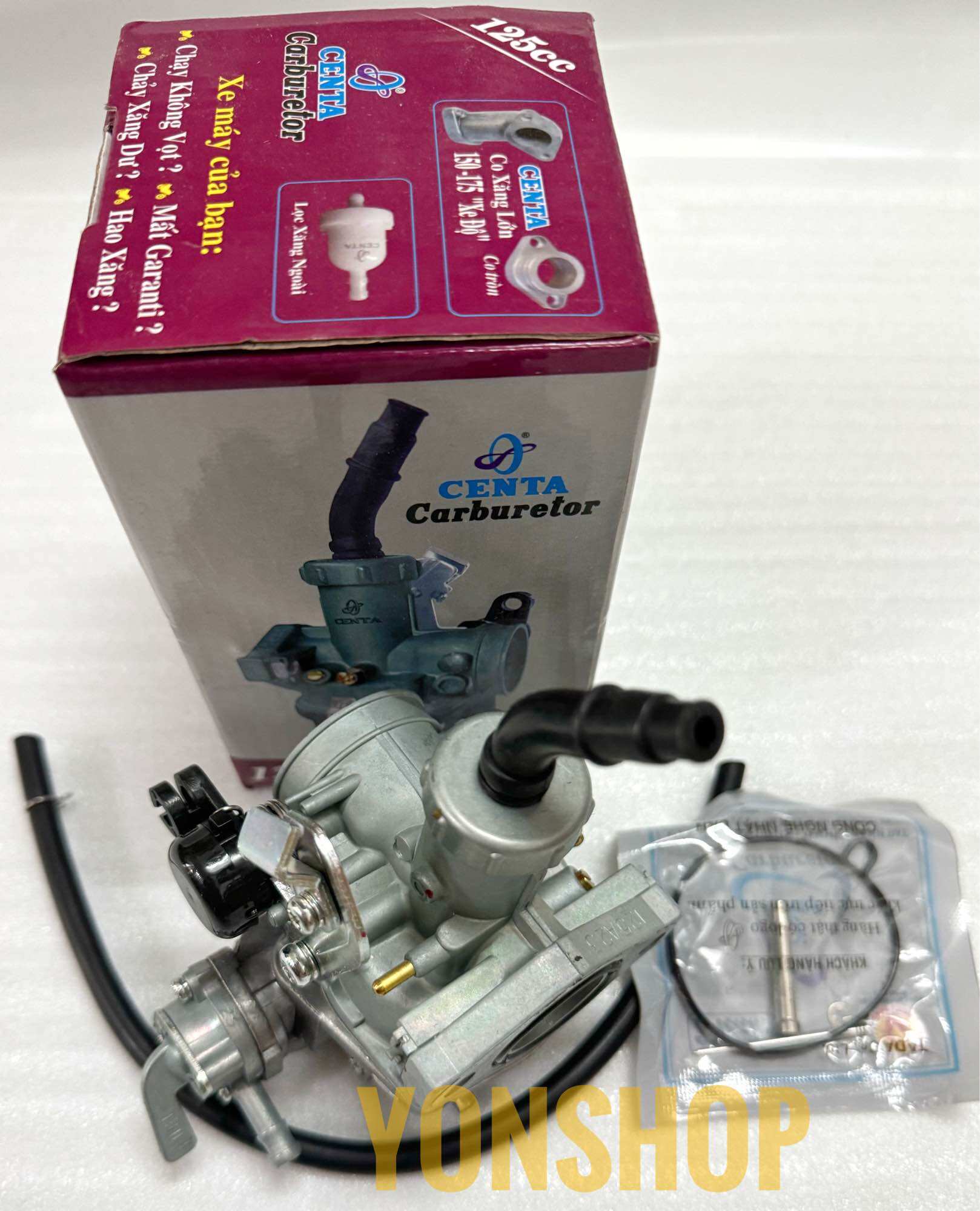 ￼Bình Xăng Con 125 Dùng Cho Dream, Wave Nhỏ (2002 - 2004) Hiệu Centa