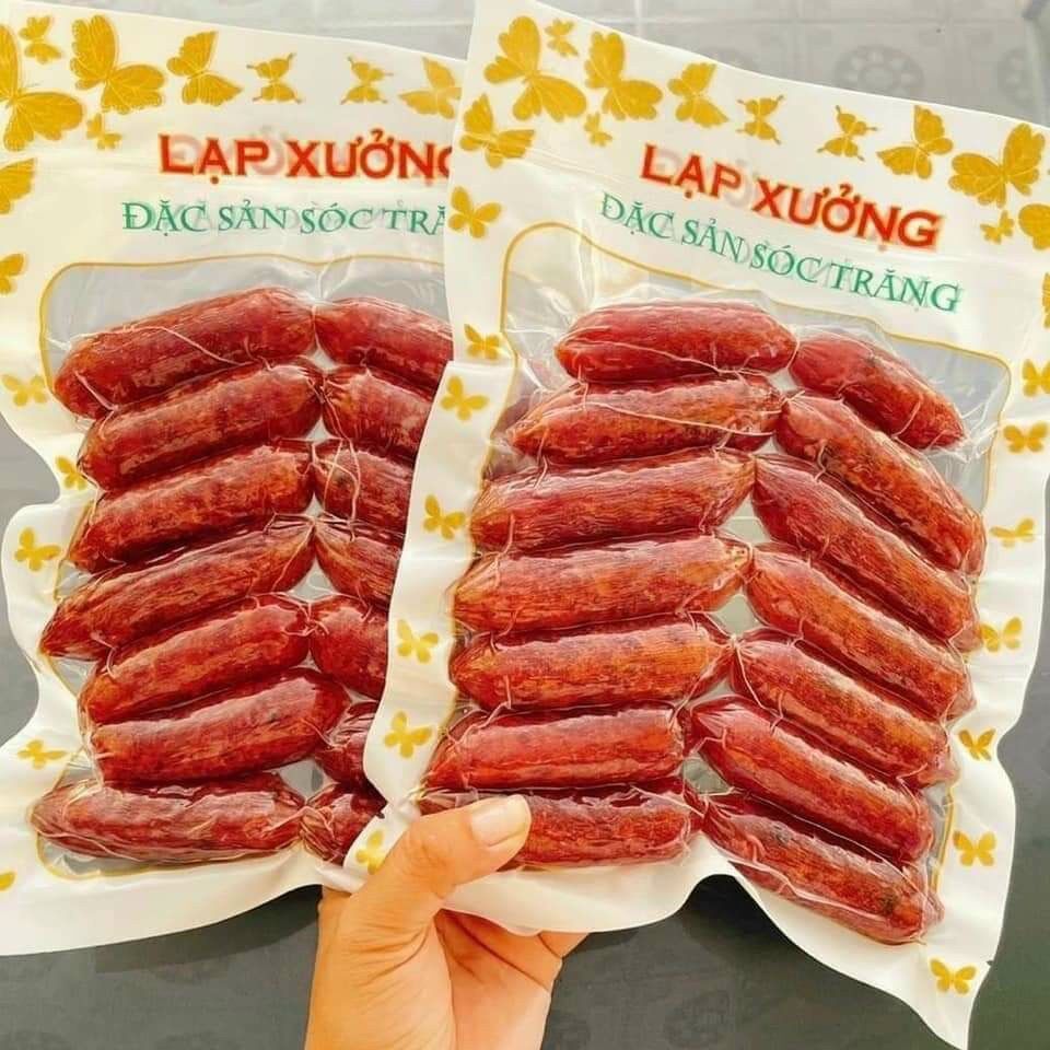 [Freeship Max][Ảnh thật]Lạp xưởng tiêu đen 500g