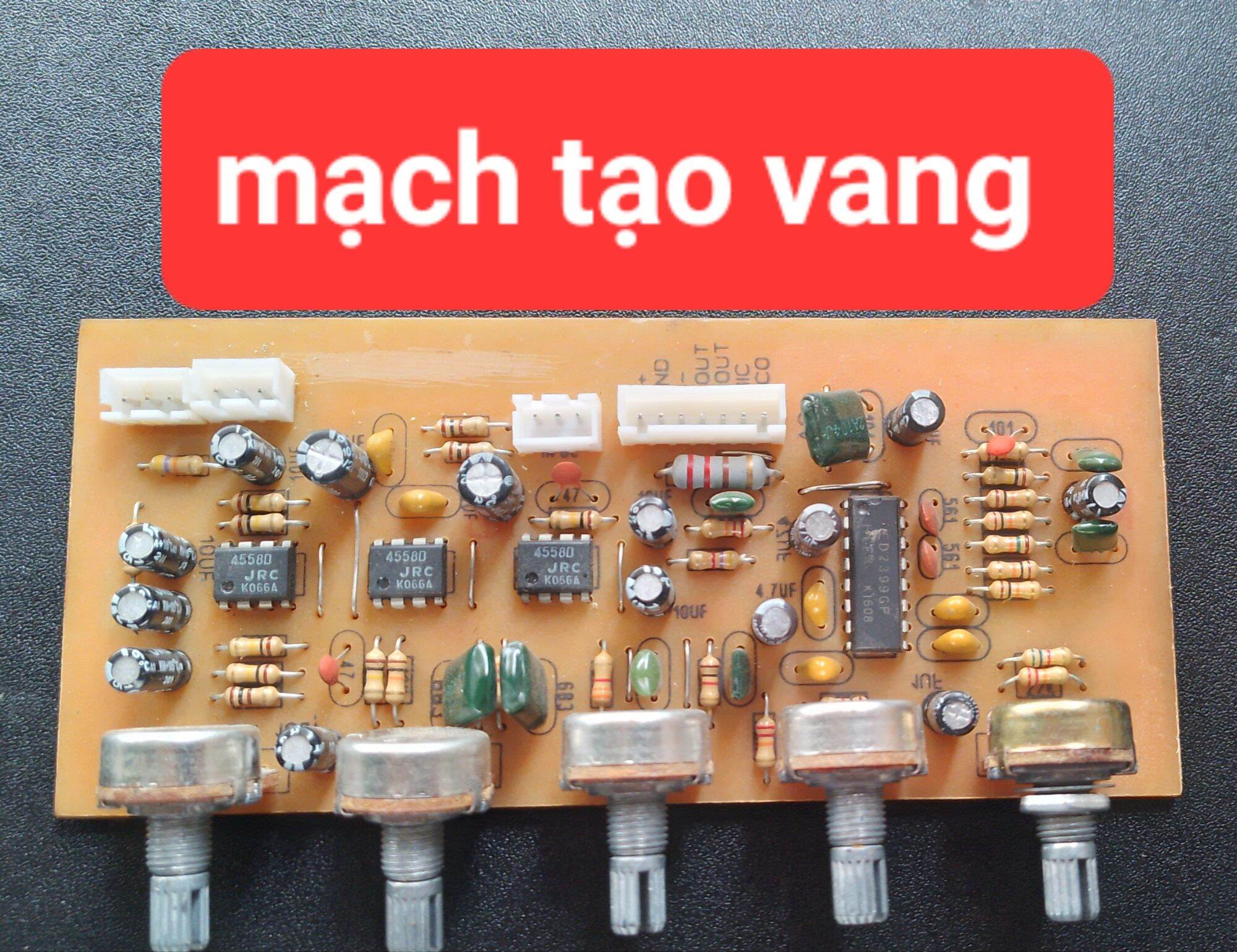 Mạch echo hỗ trợ karaoke hay, vang sâu không bị mất echo
