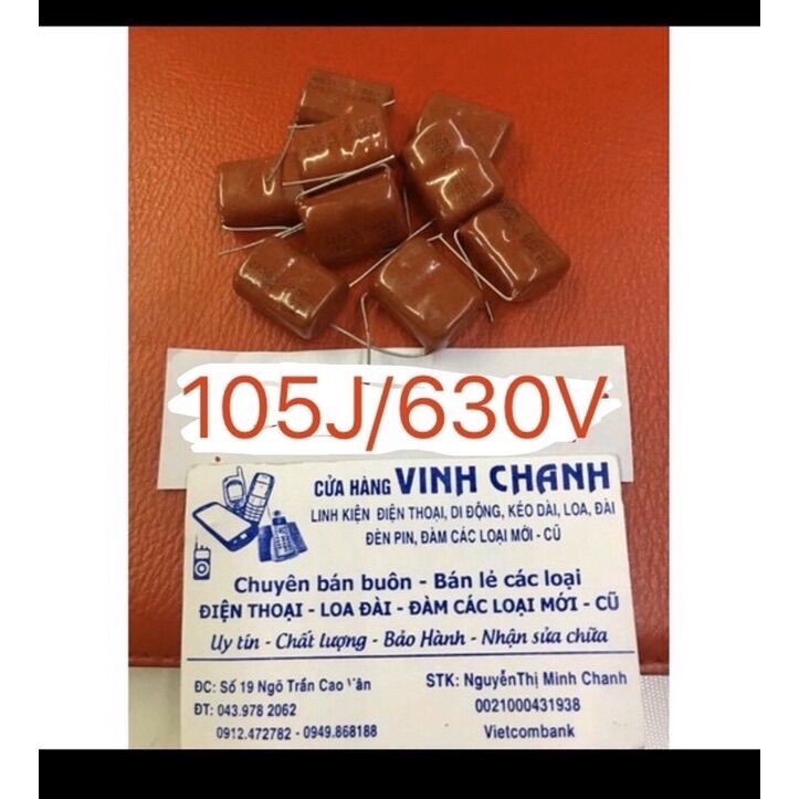 10 con tụ điện 105j 630v