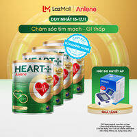 [Voucher giảm đến 16%][FREESHIP 0Đ TOÀN QUỐC] Combo 4 Sữa Bột Anlene Heart Plus Với Dưỡng Chất Chăm Sóc Sức Khỏe Tim Mạch Lon 750G