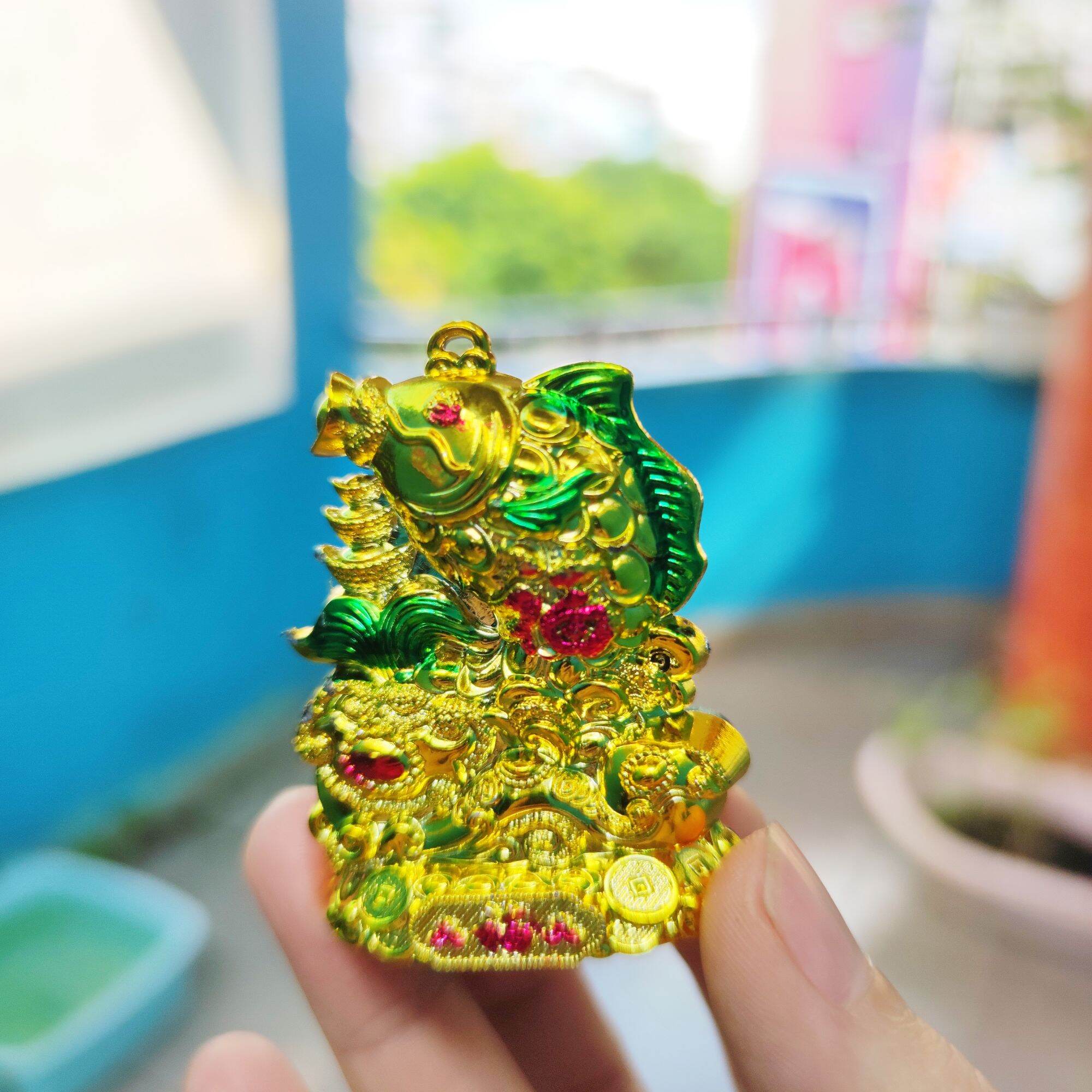 Cá như ý trang trí tháp tỏi