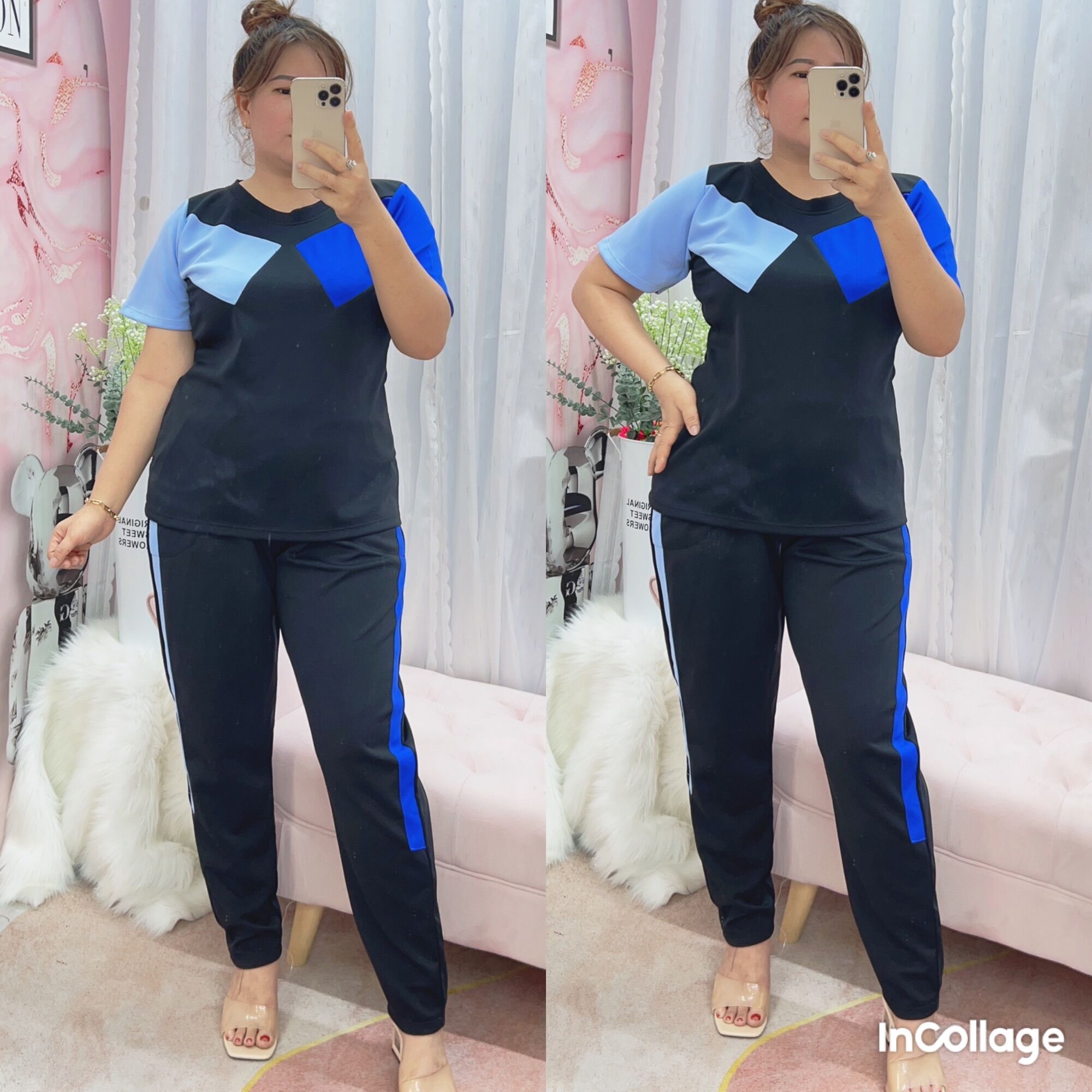 Sét thể thao phối màu cá tính bigsize 68kg đến 95ét