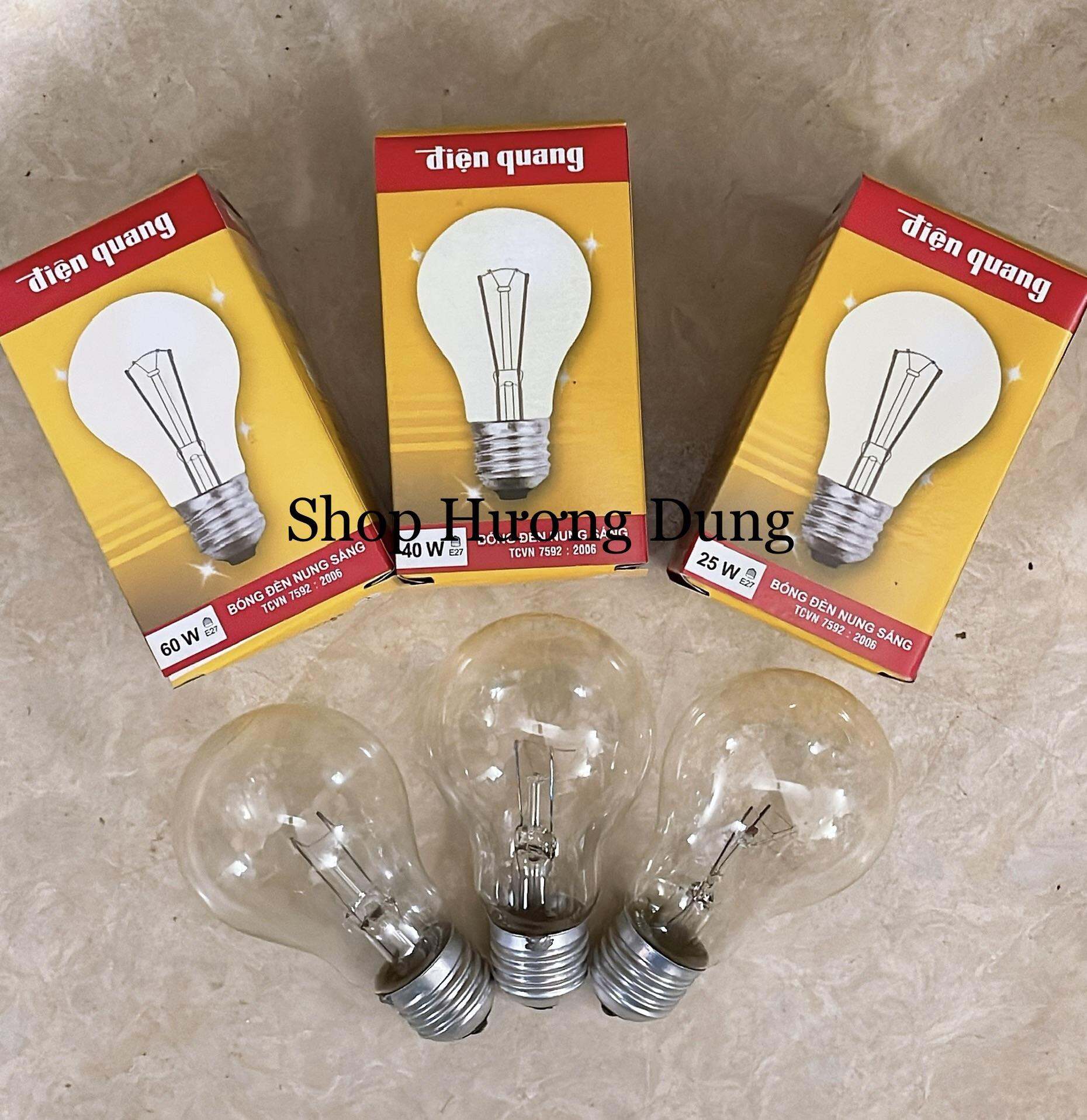 Bóng đèn sợi đốt Điện Quang 25w,40w,60w
