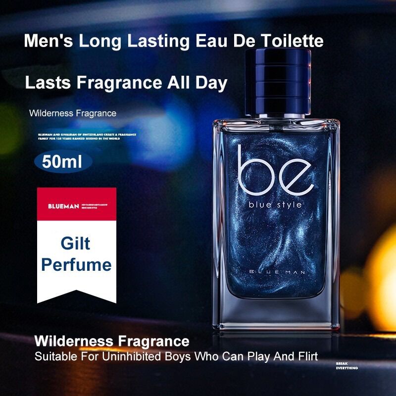 Nước hoa nam blueman eau de toilette blue style lưu hương lâu tươi mát 50ml