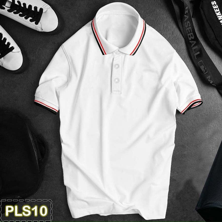 (ÁO POLO NAM NỮ) áo polo nam nữ cổ bẻ phối viền chất liệu thun cotton cá sấu