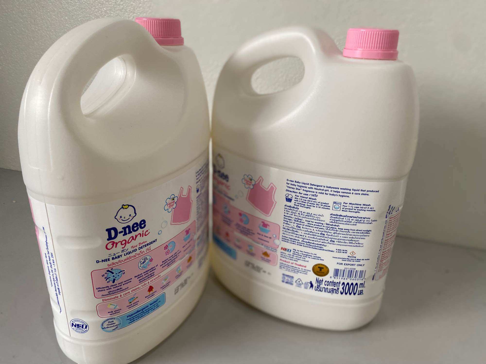 {Combo 2} can Nước giặt D_nee giành cho trẻ , can 3000 ml _  Tem Đại Thịnh