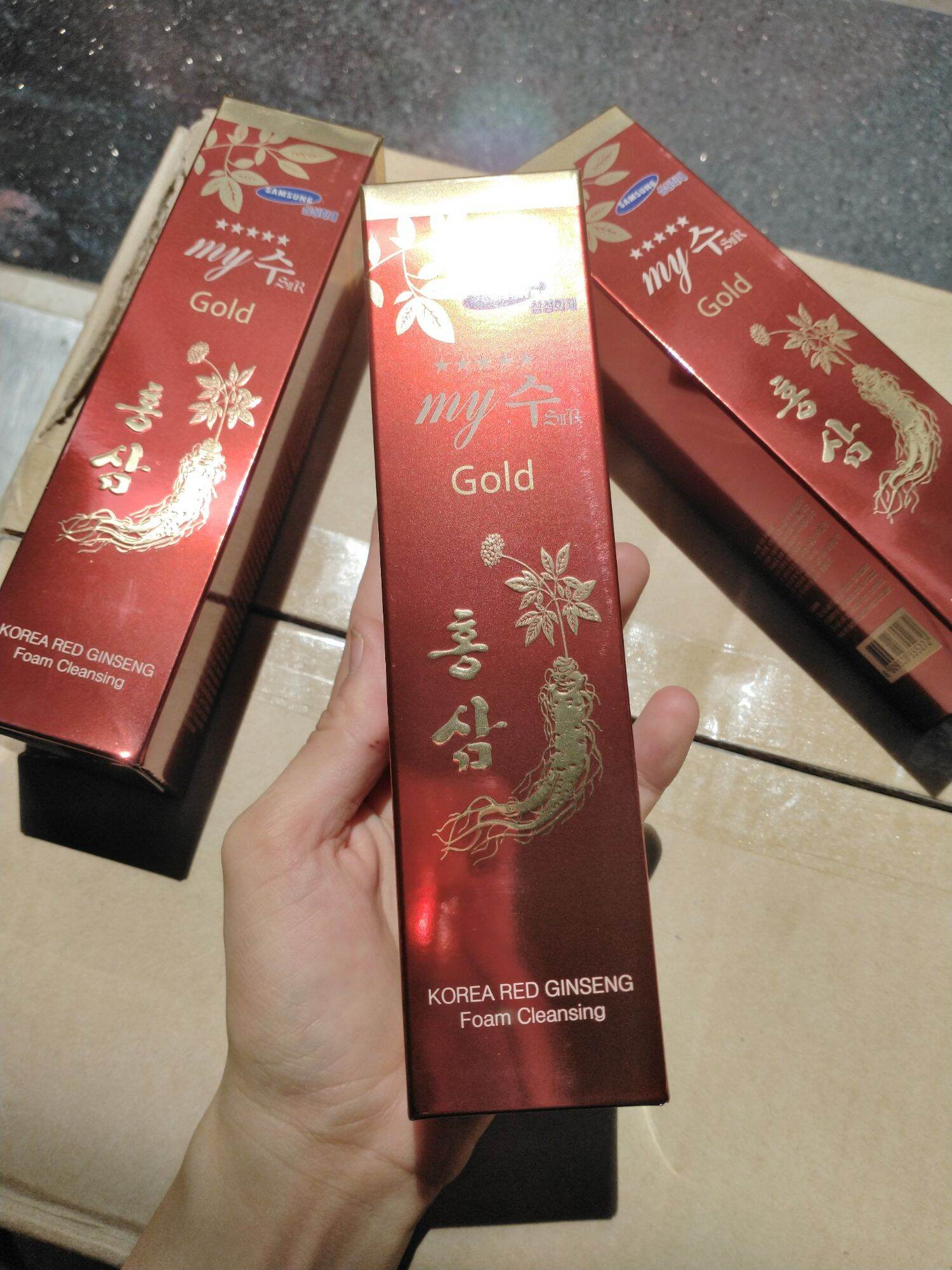 My Gold Red Ginseng Facial Cleanser 130ml