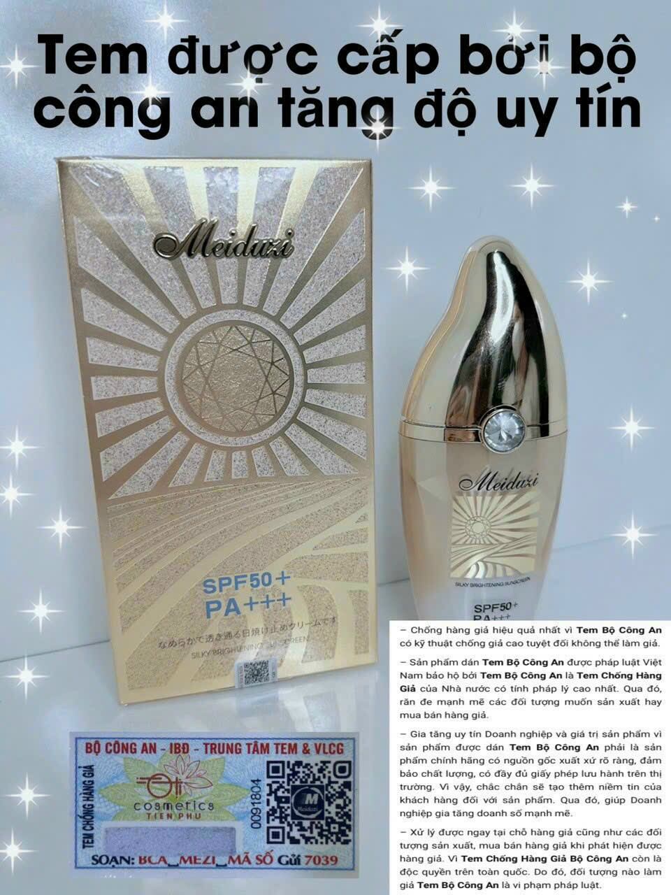 Kem chống nắng Meiduxi SPF 50