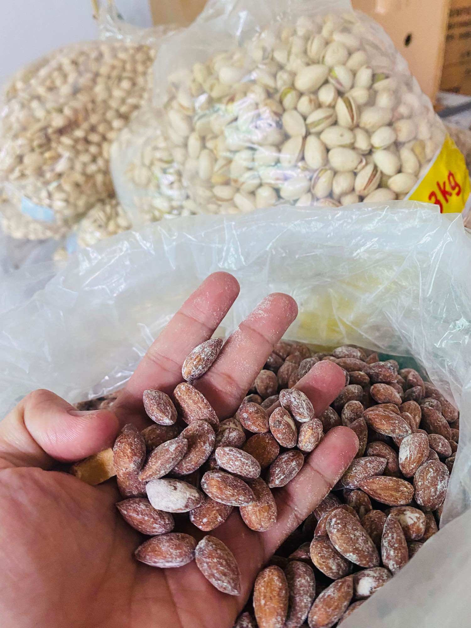 Hạt Hạnh Nhân Tẩm Vị Loại 1 500gr