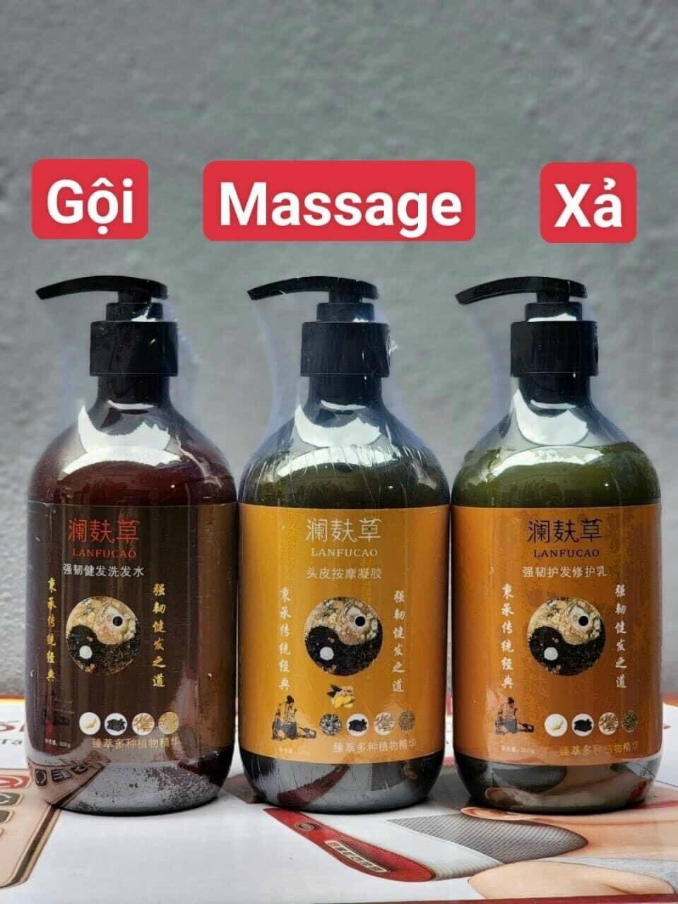 Dầu gội thượng phu thao dưỡng sinh trung hoa-spa,combo 3chai