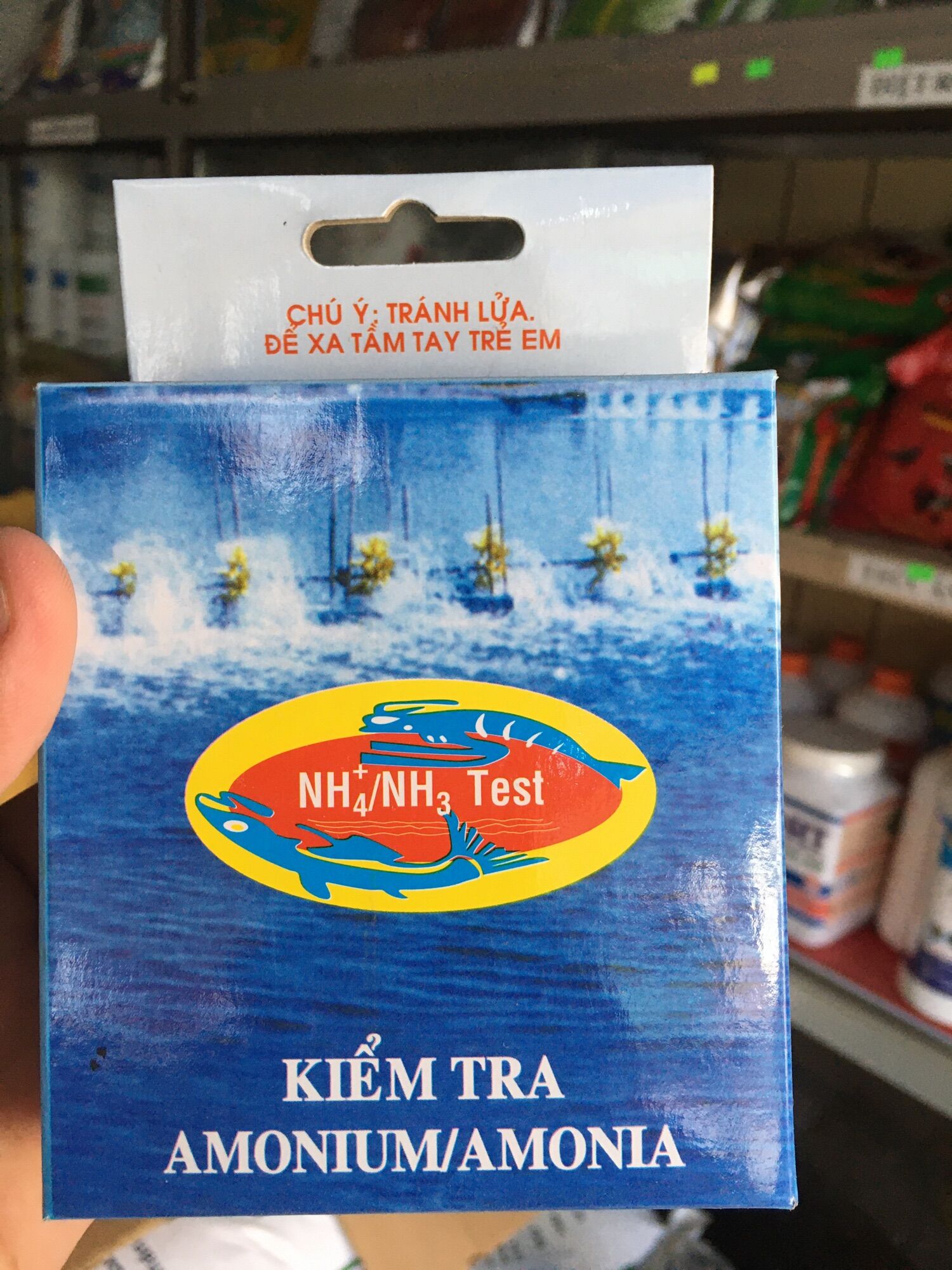 Đo NH3 NH4 trong môi trường nước ao nuôi tôm cá
