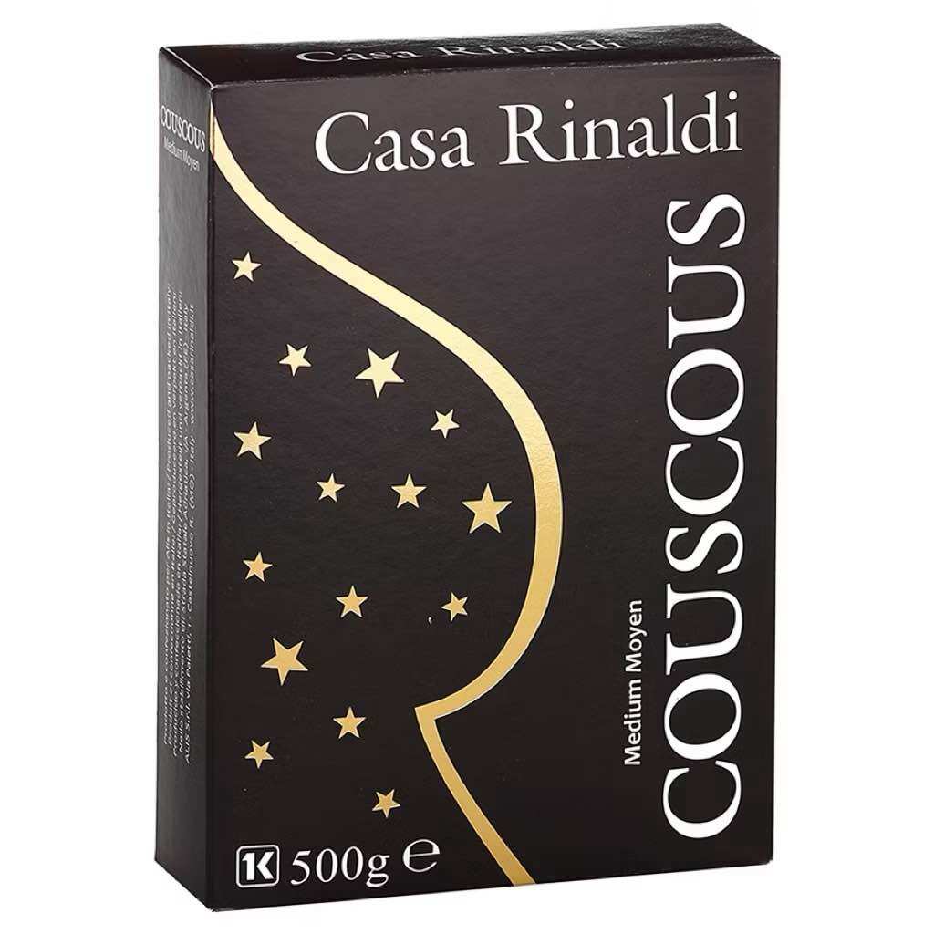 Couscous Ý Casa Rinaldi 500g - Premium Semolina Grains, Used for Salads & Stews