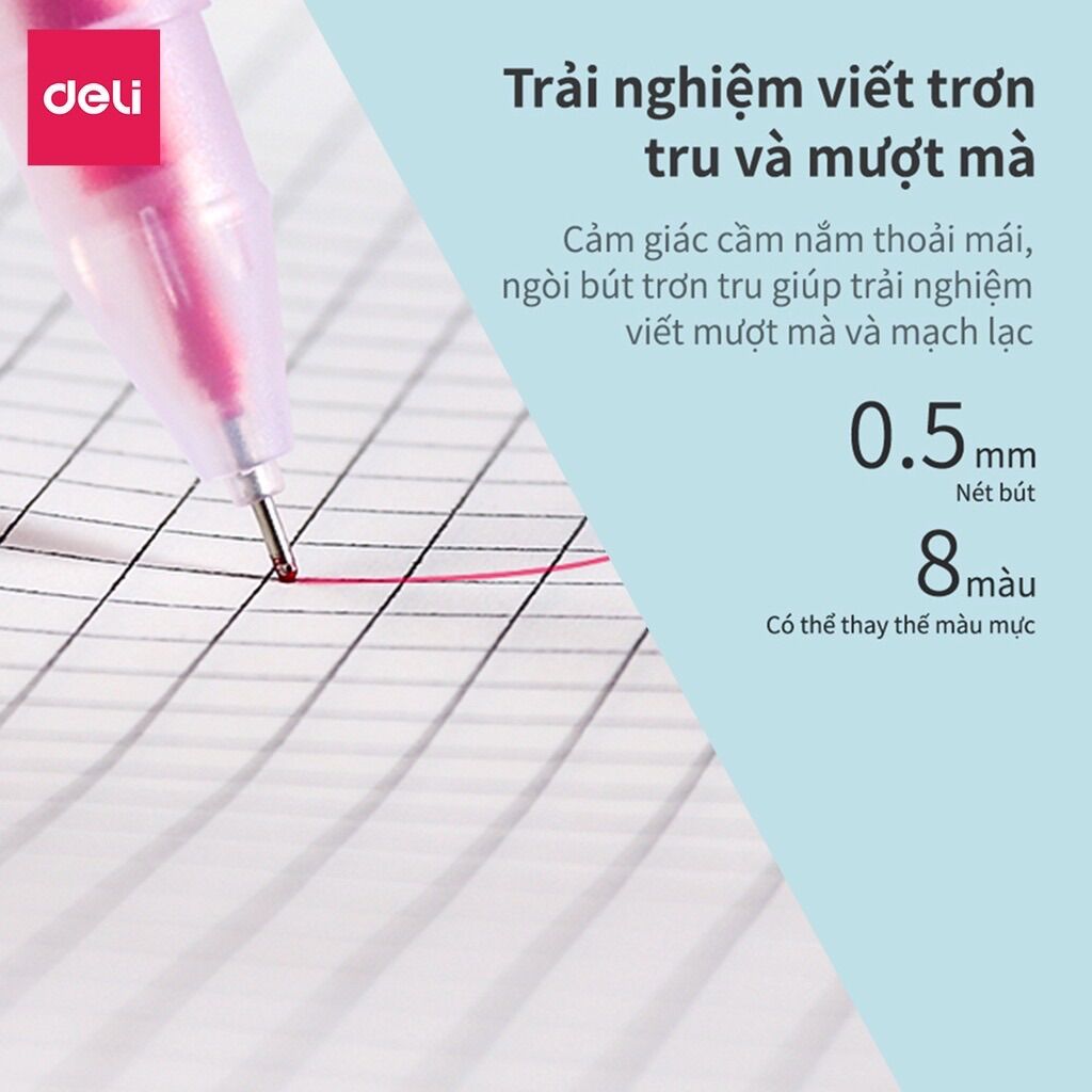 Bút Gel Deli A119 Ngòi 0.5mm - 1 cây