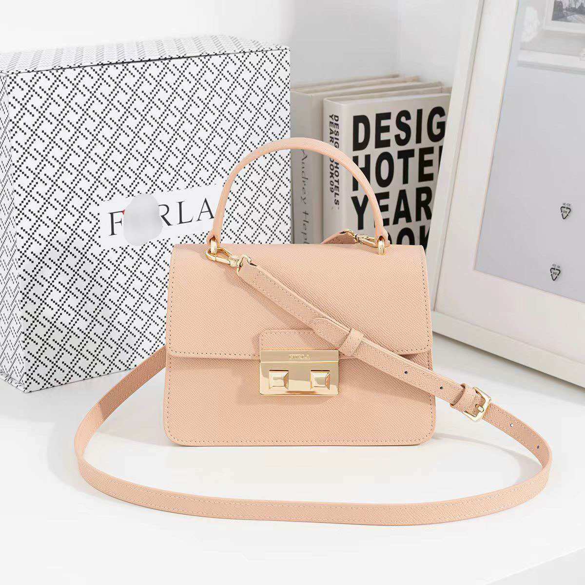 Túi Furl@ Bella Mini Top Handle da thật