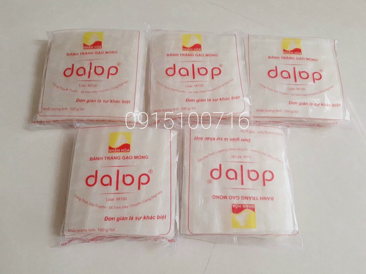 Combo 10gói bánh tráng  CUỐN CHẢ RAM dalop (10gói)