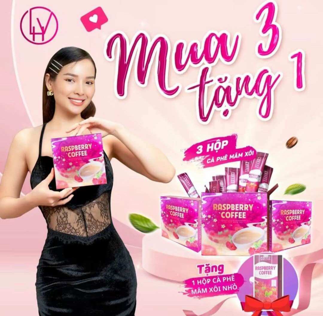 Combo 3 tặng 1 cà phê mâm xôi chính hãng