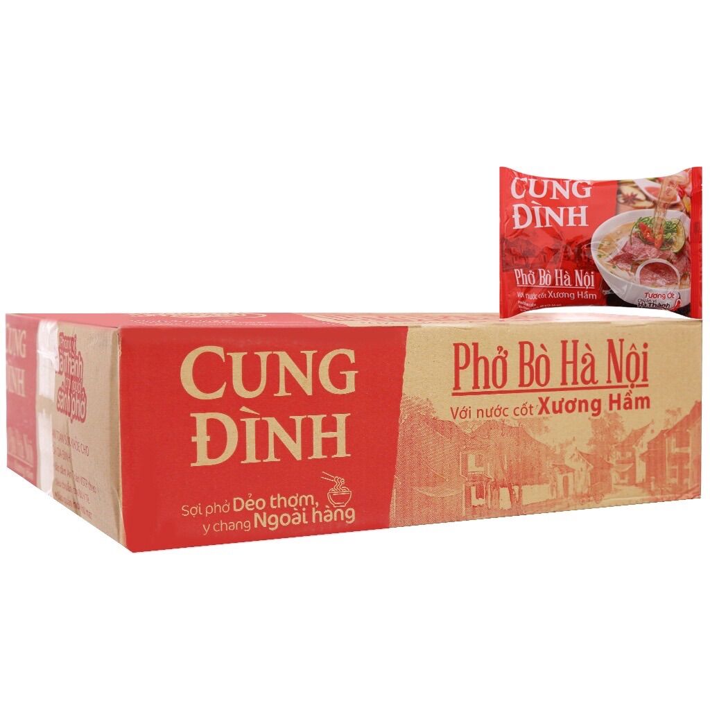 Phở bò Cung Đình thùng 30 gói