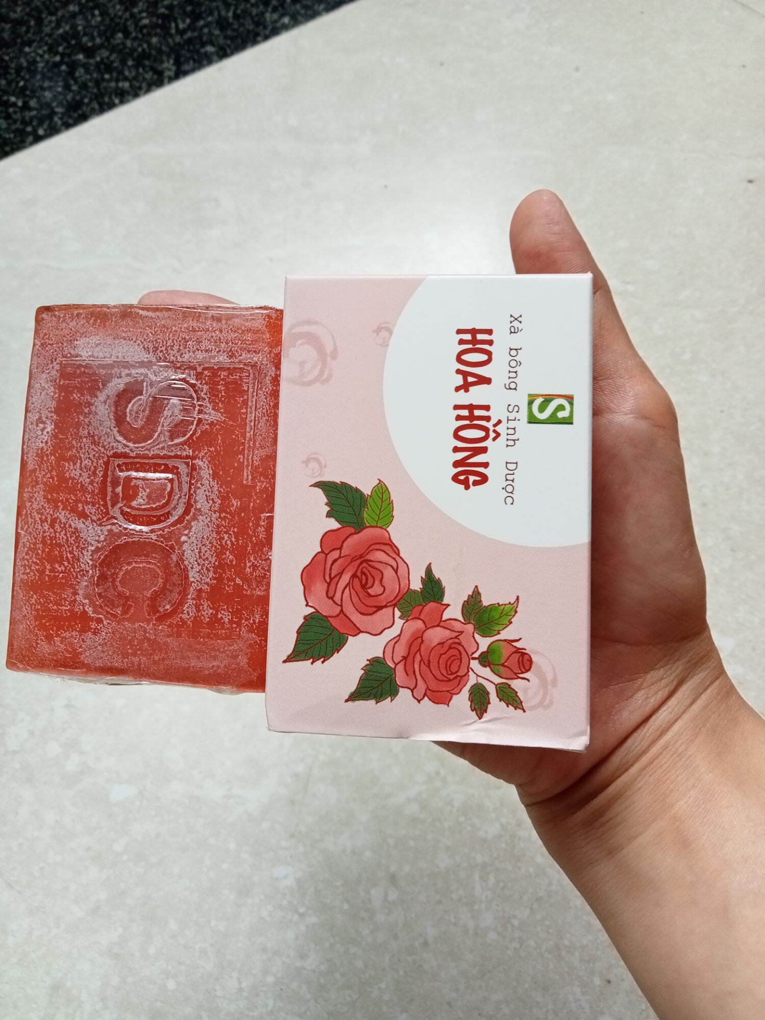 Xà bông sinh dược hoa hồng