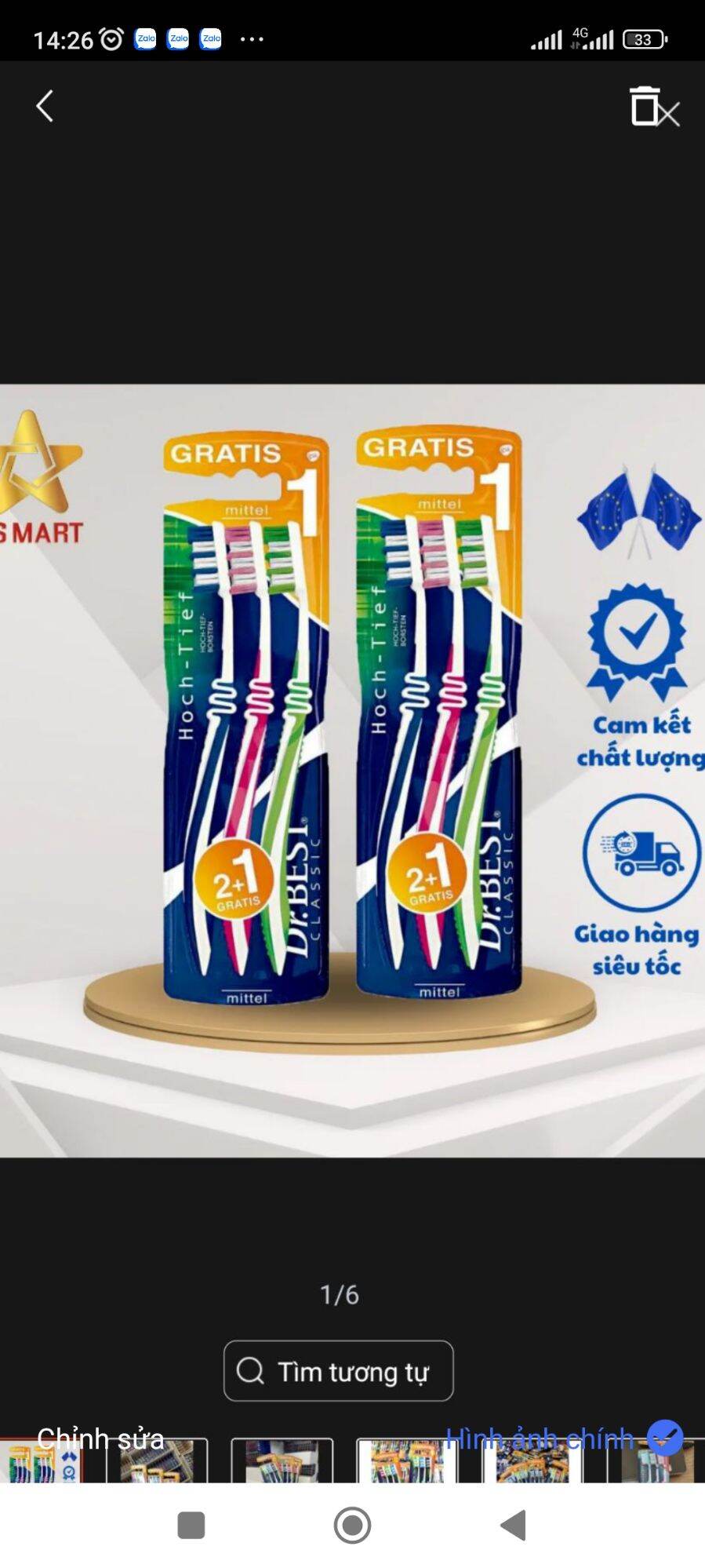 Bàn chải đánh răng vỉ 3 chiếc. sản xuất tại đức. 99 k / set/ 3 chiếc.