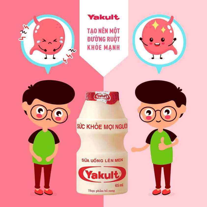 yakult đỏ 50 chai