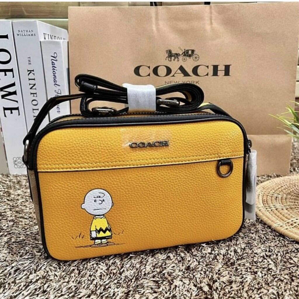 💥Túi Coa*ch Peanuts Da thật💥Rẻ vô địch