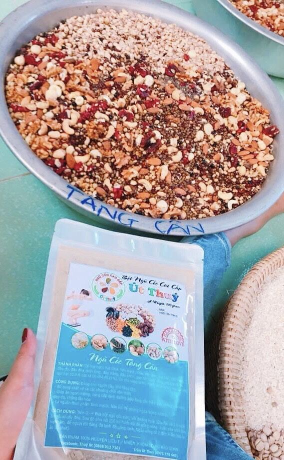 (500Gr) BỘT NGŨ CỐC TĂNG CÂN HIỆU QUẢ CHO NGƯỜI GẦY GỒM 17 LOẠI HẠT ( TĂNG CÂN CHO MỌI LỨA TUỔI) granola ngucocutthuy203 ngucocutthuy