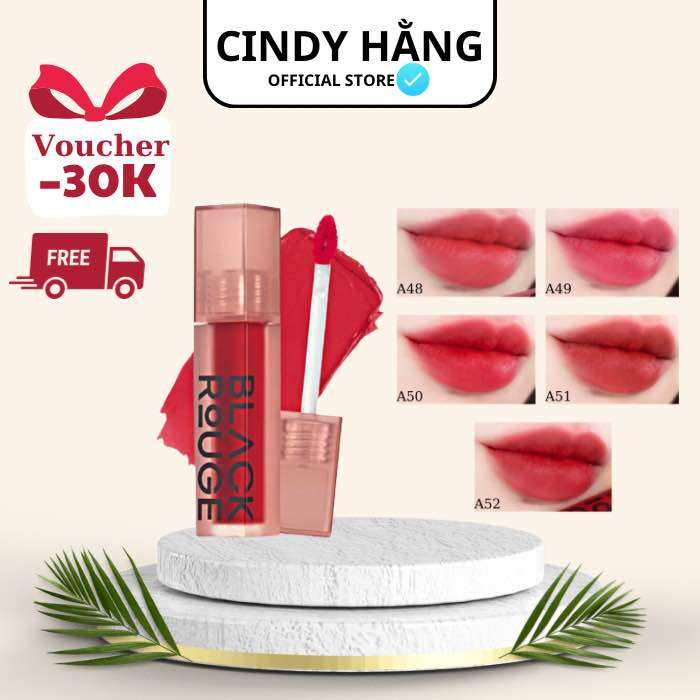 [HCM]Son kem lì Lâu trôi Black Rouge Ver9 - Blackrouge A46,47,48,49,50,51,52 ( CHÍNH HÃNG )