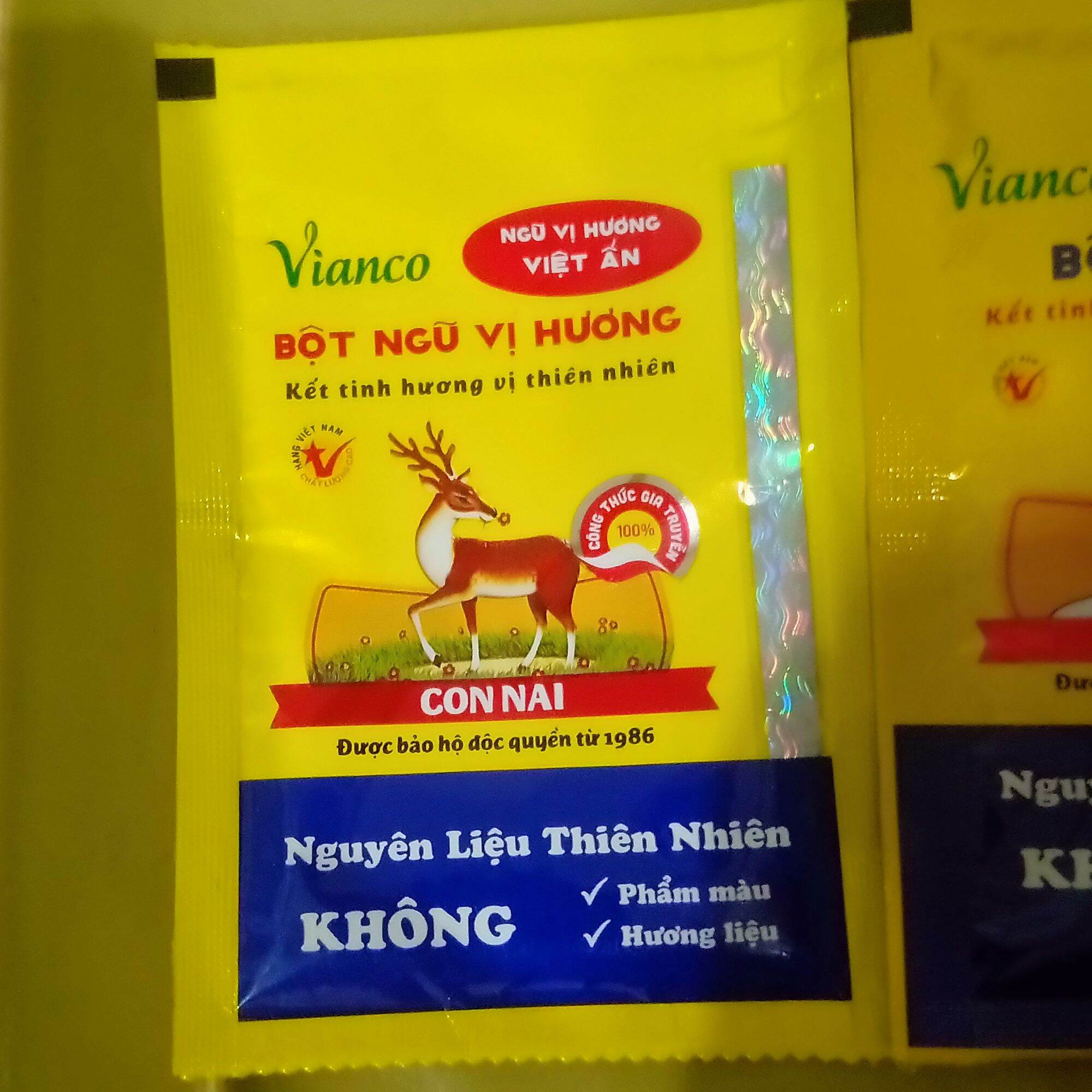 Combo 10 gói Bột ngũ vị hương Việt Ấn, gói 10 g, 100% nguyên liệu từ thiên nhiên