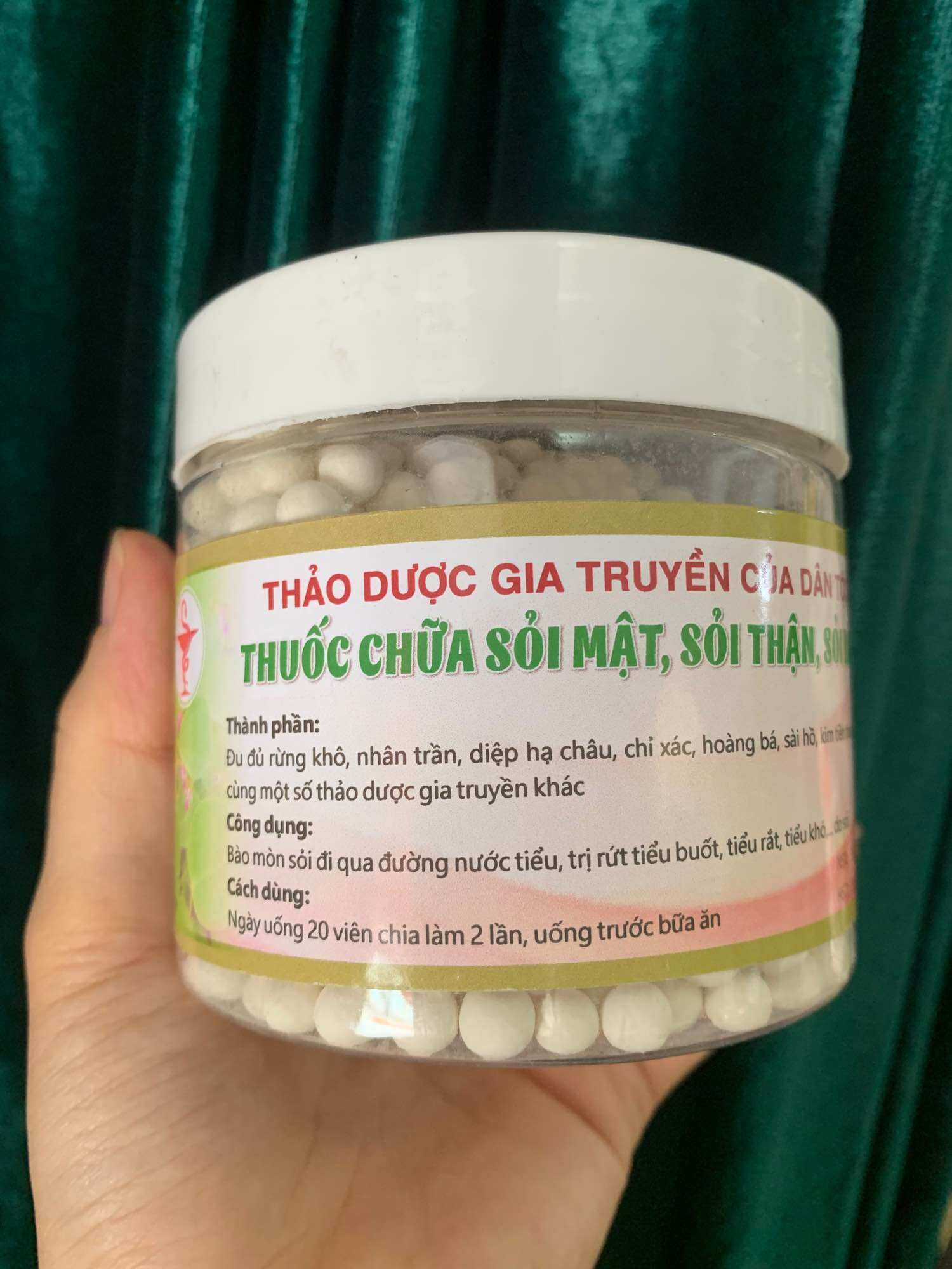 Sỏi mật, sỏi bàng quang, sỏi thận -viên uống dao đỏ-gia truyền dân tộc - đặc sản 999