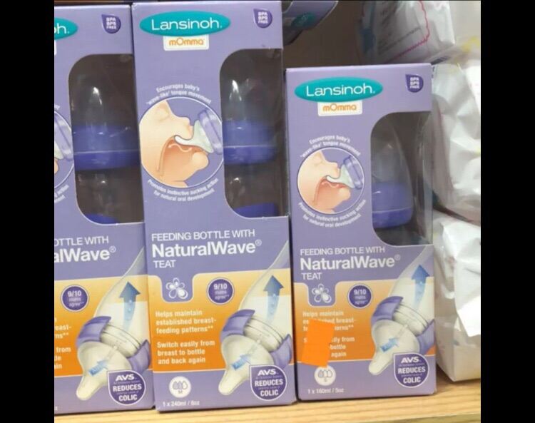 Bình sữa Lansinoh 160ml và 240ml cam kết chính hãng