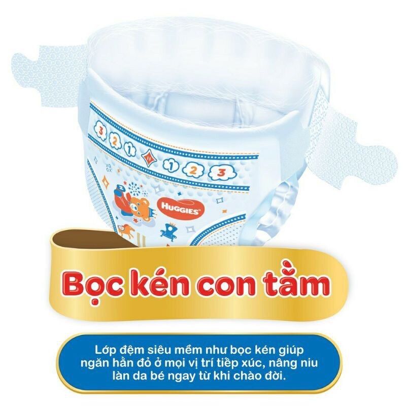 Tã Dán huggies S80 mẫu mới tặng thêm 2 miếng