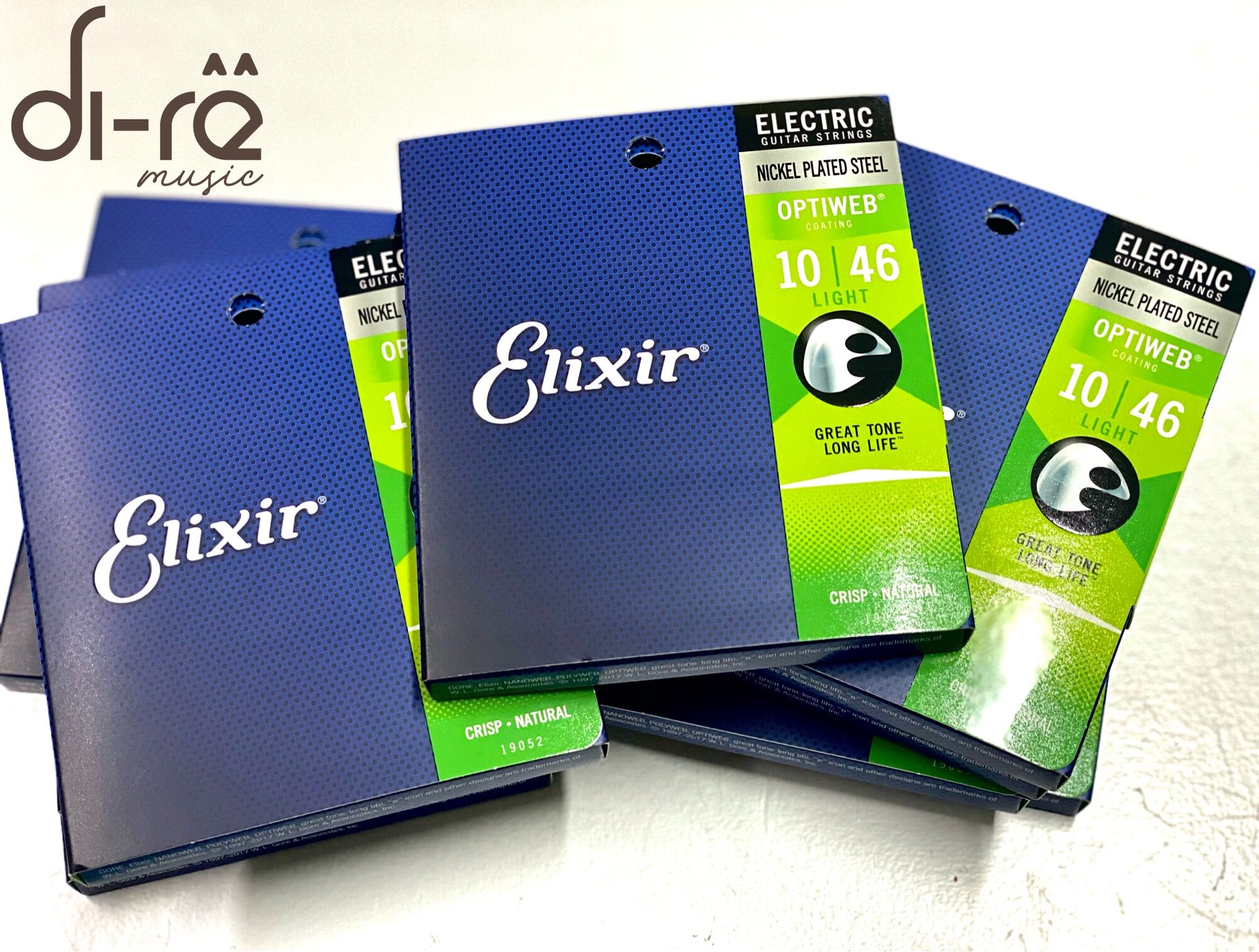 Dây đàn guitar Elixir electric optiweb 10-46