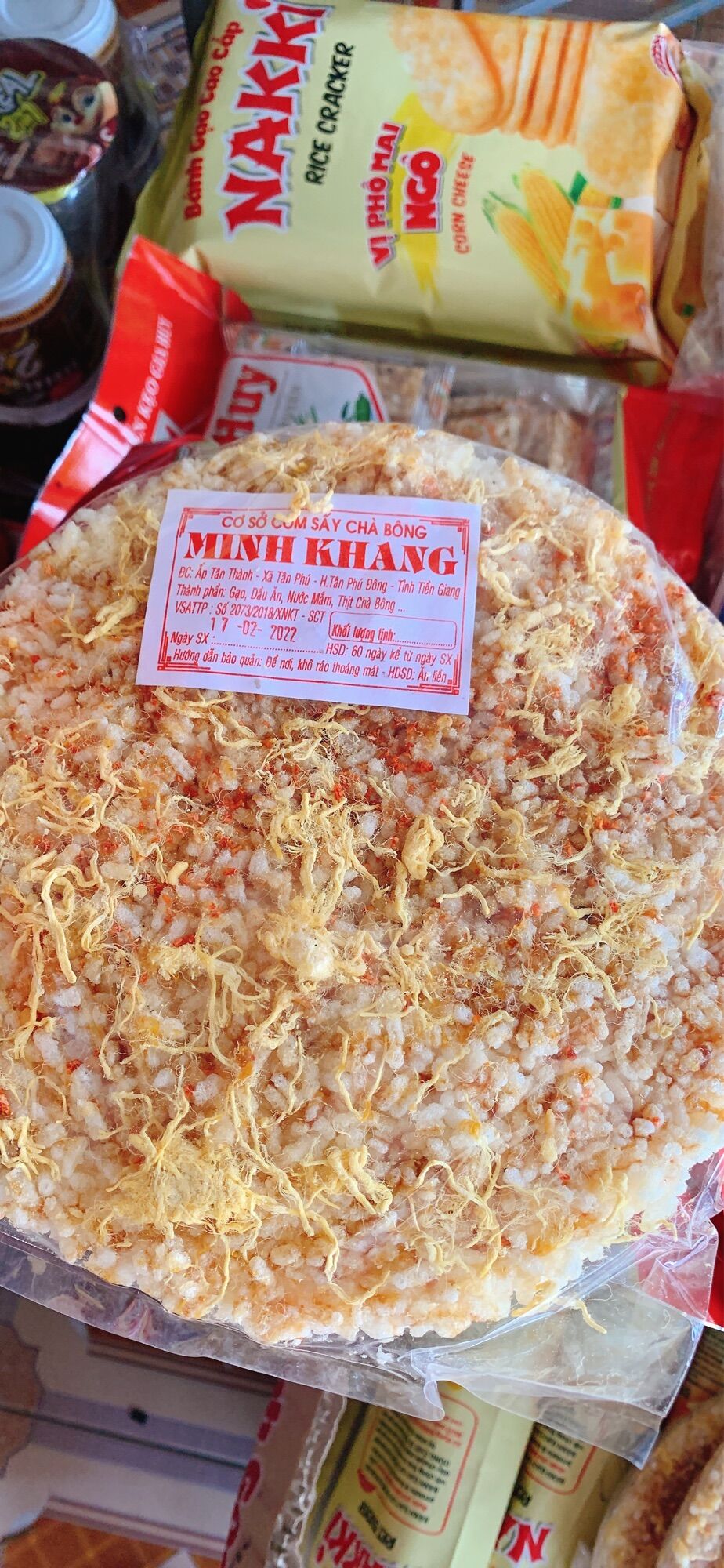 Cơm cháy chà bông Minh Khang siêu ngon