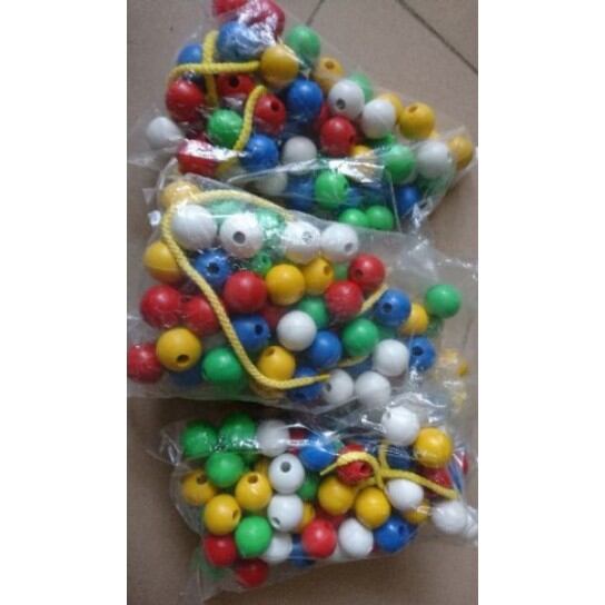 sâu hạt tròn - trò chơi luồn hạt đồ chơi thông tư 02